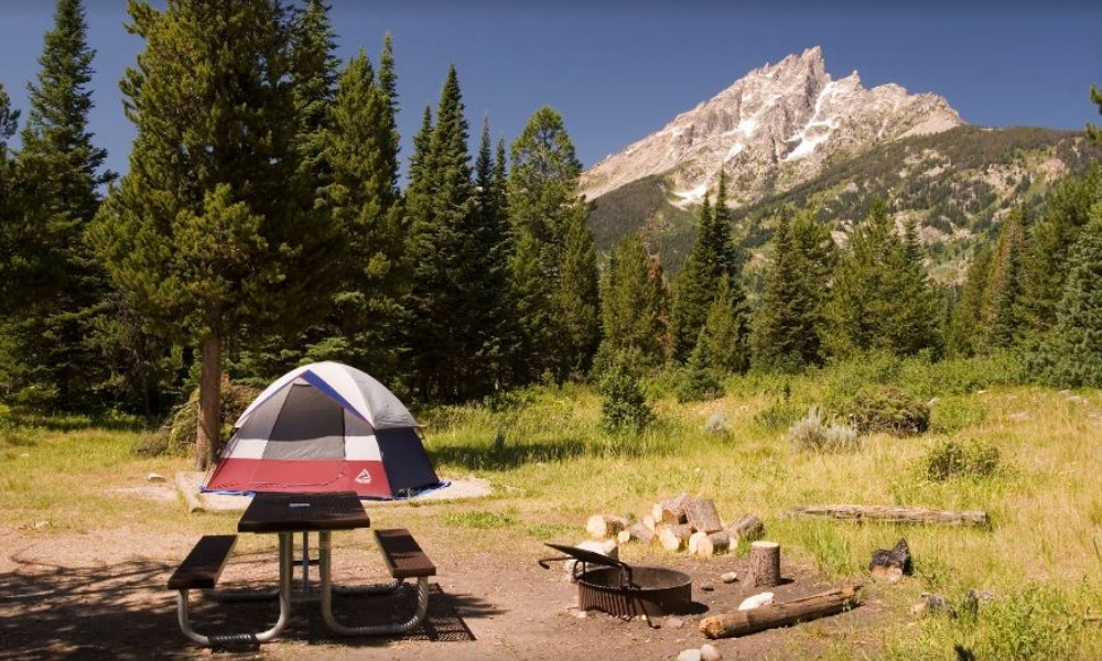 Camping In Grand Teton